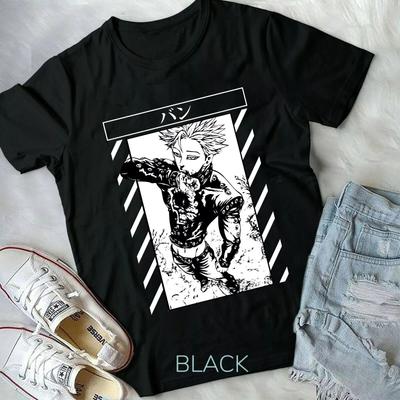 Ban The Seven Deadly Sins Nanatsu No Taizai Unisexga Tshirt Black