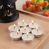 50PCS Tea Lights Paraffin Wax Candle Long Lasting Wedding Lover Proposal Candle Relaxing Glow Fragrant
