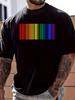 100% Cotton LGBTQ Rainbow Flag Gay Pride Month Gift Barcode LGBT T Shirt Women's Men's Graphic Tee Causal Tops Fashion T Shirt Sh