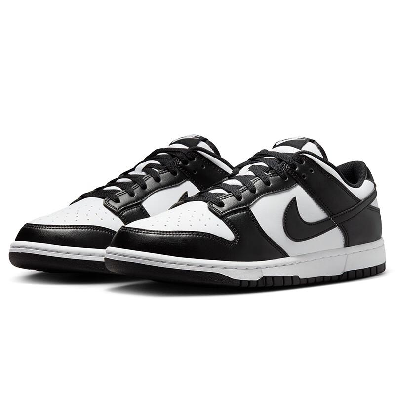 Nike Men's Dunk Low Lifestyle Sneakers - Black/White