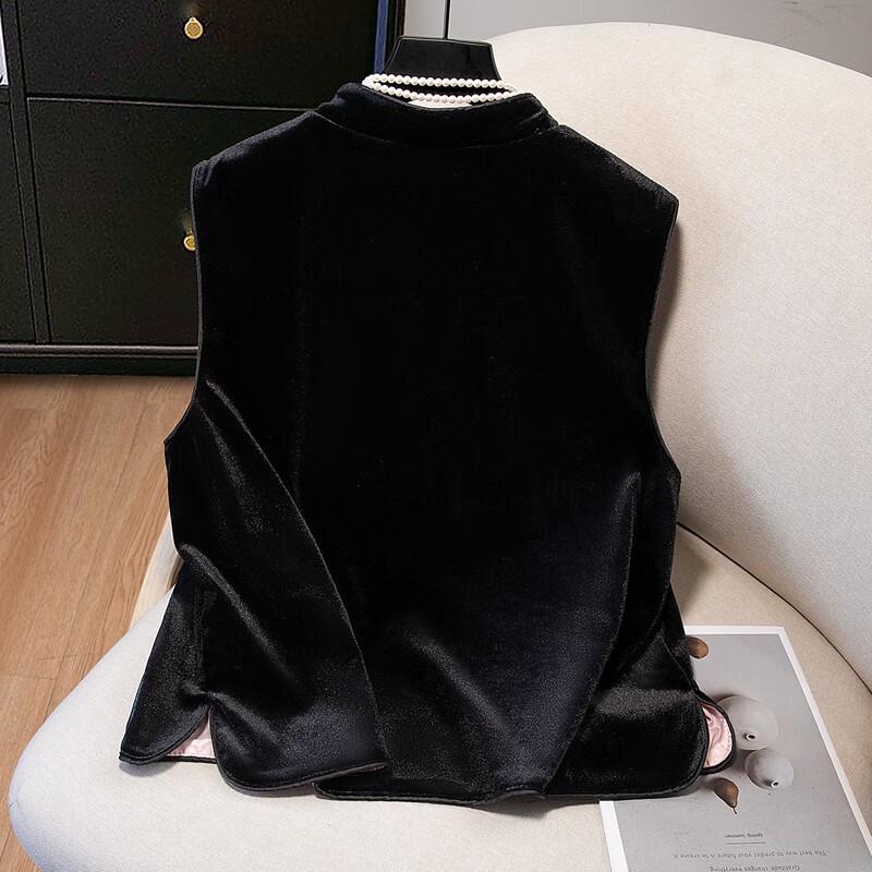 Women's New Chinese Style Frog Button Vest