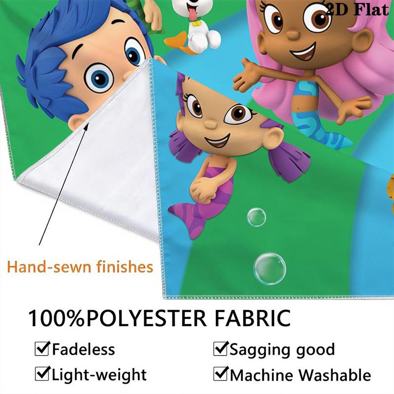 Bubble Guppies Inspired Pattern Home Decor Tapestry, Wall Hanging, Decorative RV Wall Cloth.XGT0914291