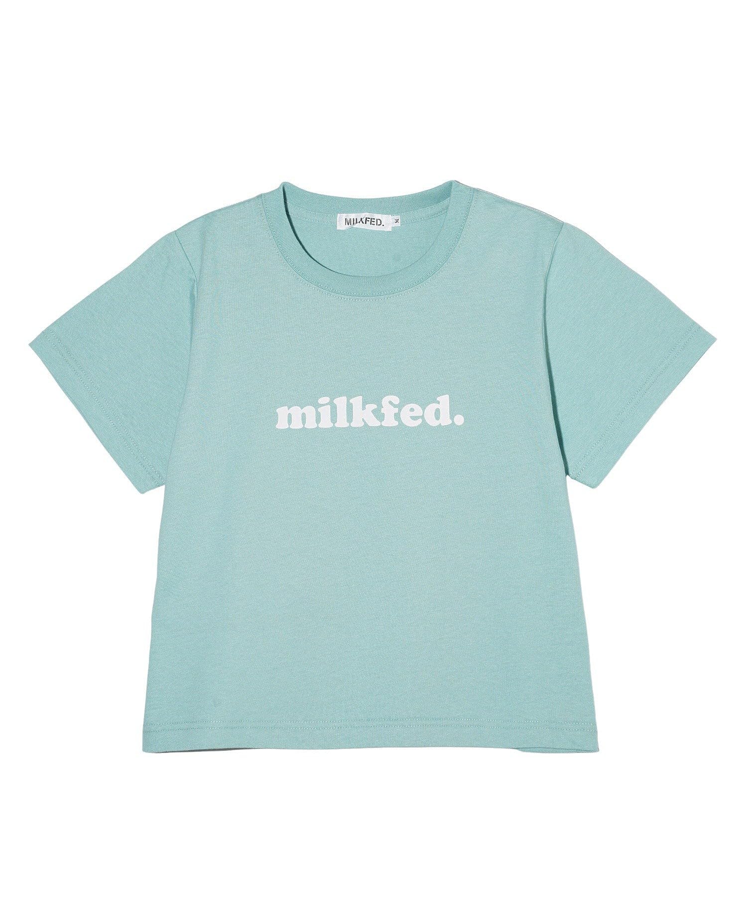 

Milkfed Cooper Logo Compact Short Sleeve Tee in Light Green Women s