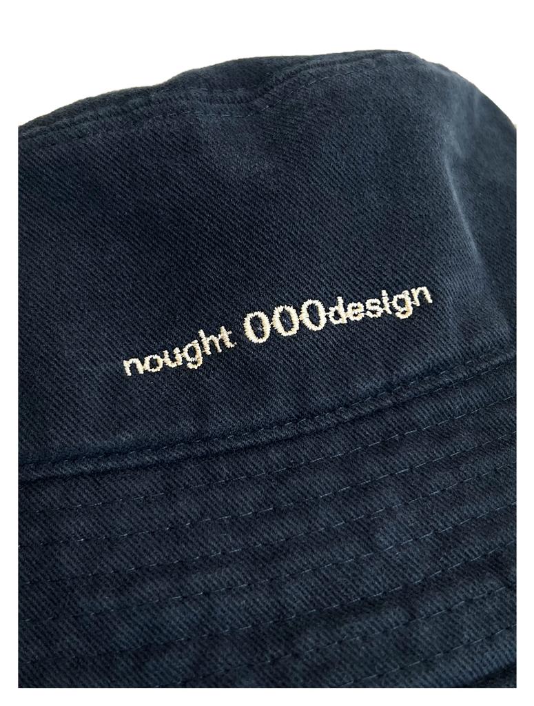 Nouteu 000 Design Logo Bucket Hat / Navy