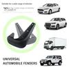Truck Fender Set 4Pcs Car Mud Flaps with Screws Universal Fit PVC Auto SUV RV Easy Installation Front Rear Wheel Splash Guard Automotive Exterior