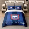 Custom Bedding Set Ipswich Town Pattern, Print Name Text 1 Duvet Cover plus 2 Pillowcases Home Textile