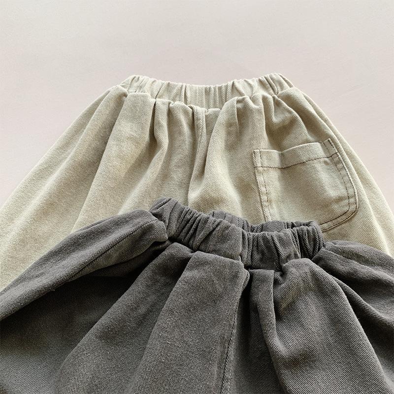 Boys and Girls Pants Loose Casual Wide Leg Harem Pants Baby Korean Stylish Outerwear Pants