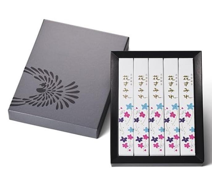 

Gyokushodo Hana Violet Короткий 5-блочный бумажный ящик #6104