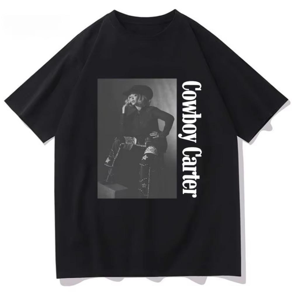 Beyoncé COWBOY CARTER TOUR 2026 Tshirt Cotton Summer Women Unisex Tshirts Short Sleeve Oneck Loose Teeshirt Unisex Tees Printed Top