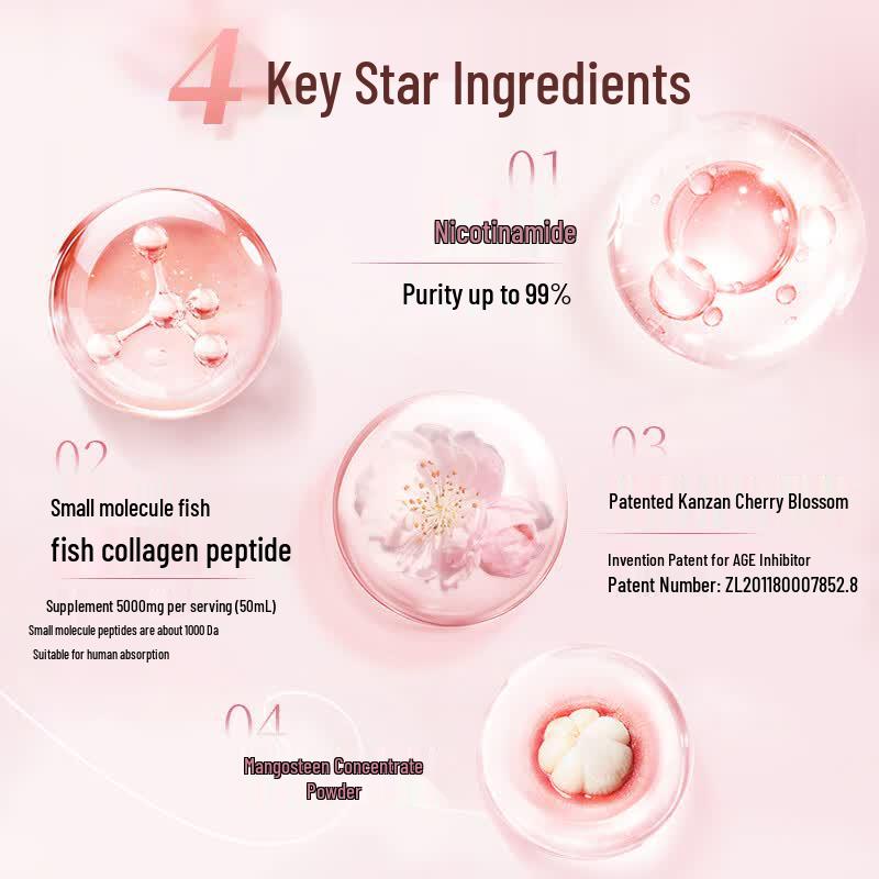 Conba Niacinamide Collagen Peptide Acai Berry Drink