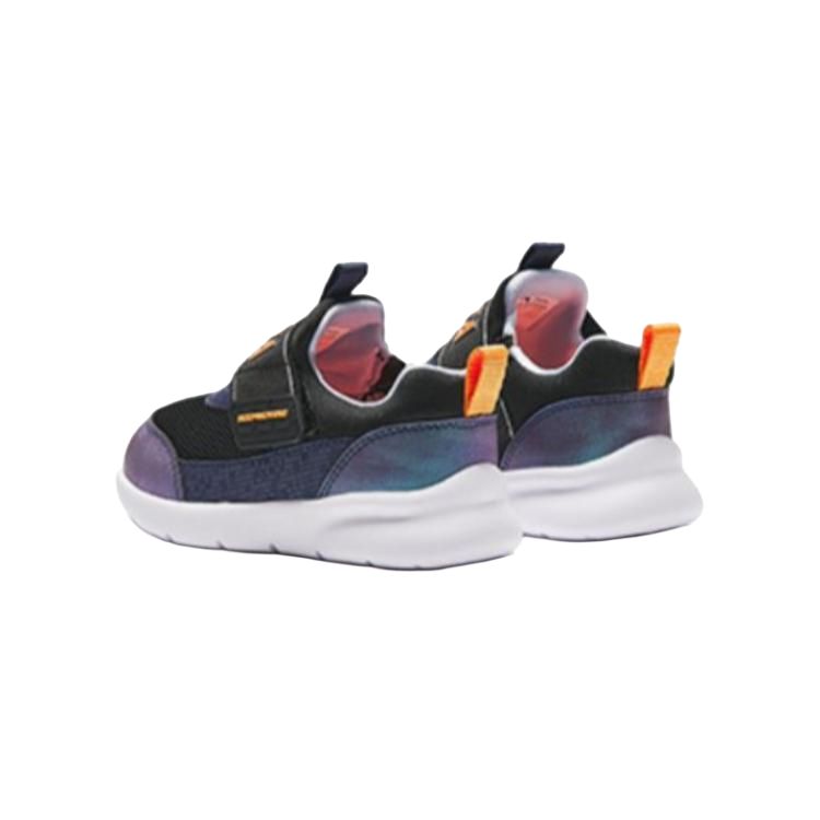 Anta Comfortable Versatile Non-Slip Durable Low-Top Walking Shoes Baby Shoes Black Blue A12430012-1