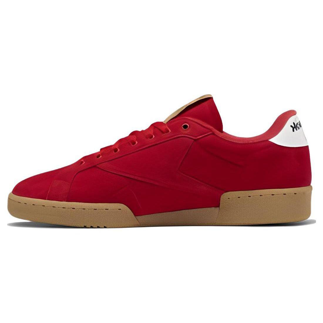 Reebok Club C 85 Grounds Унисекс Векторный Красный Глен Зеленый Резина GV6954 EU 42.5