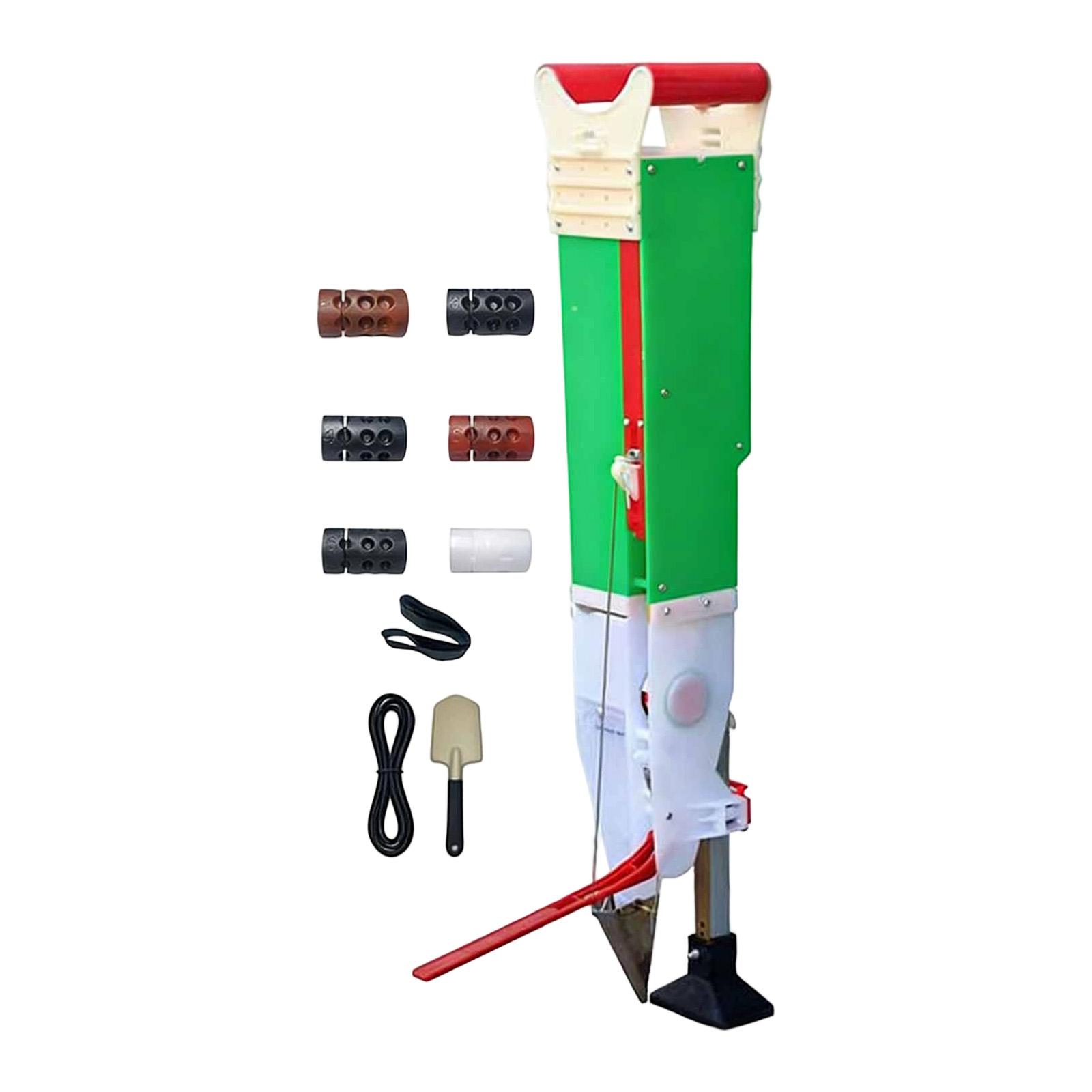 Manual Seeder Handheld Spreader Portable Planter Tool Adjustable for Transplanting Farm Gardening Sowing Corn