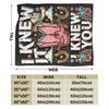 Cowgirl Girl I Knew It I Knew You Knitted Blankets TS5 Fuzzy Throw Blanket Summer Air Conditioning Printed Lightweight Bedsprea,