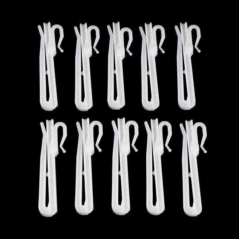 80 Pcs Curtain Lift Hooks Adjustable Retractable Extended Plastic S For Home Office Accessories