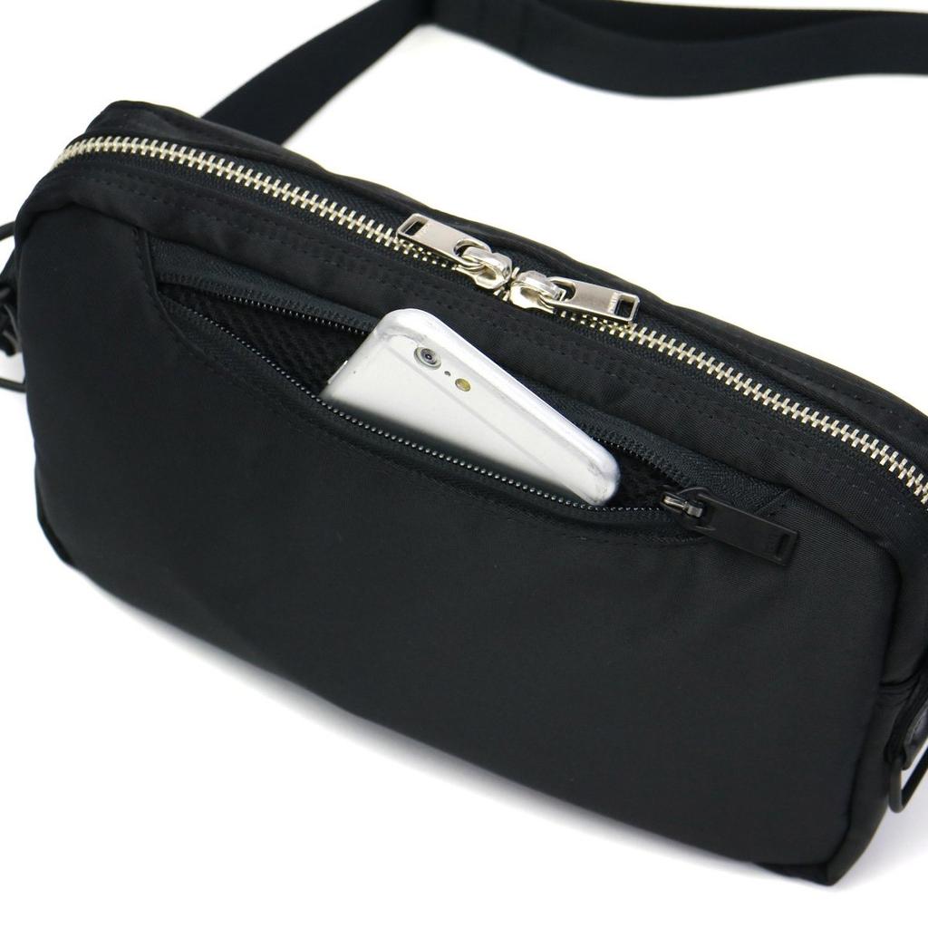 Porter Lift Horizontal Shoulder Bag S (Black)
