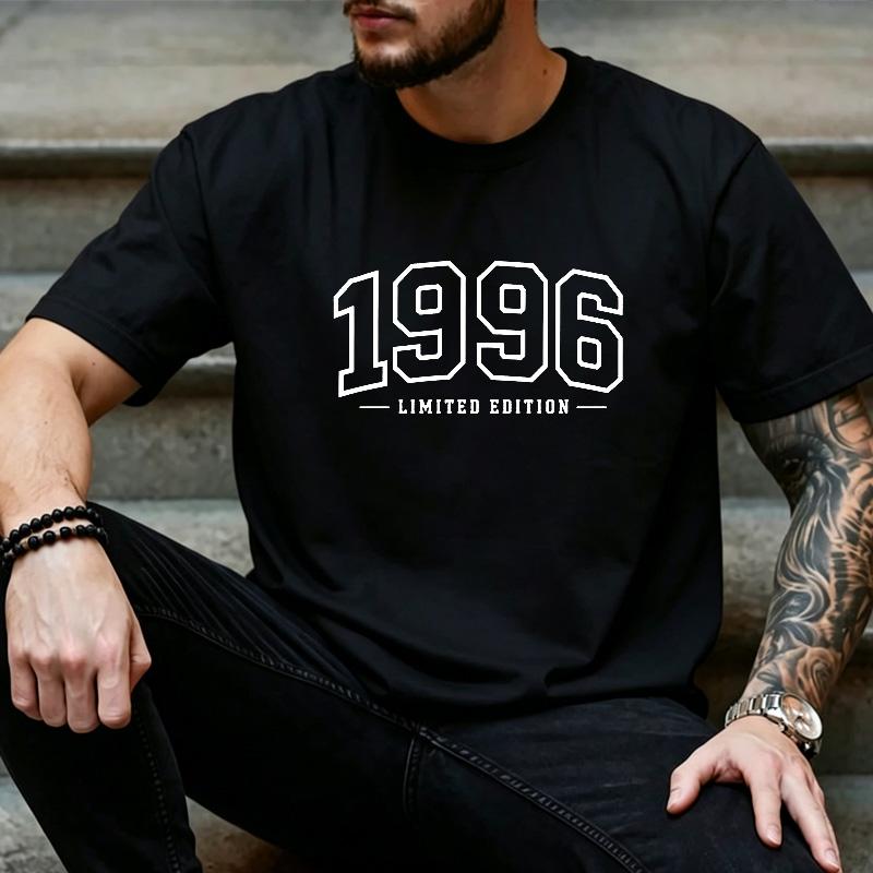 Limited Edition 1996 Banner Outline Font Graphic T Shirt Unisex Unisex Unisex 28th Birthday Vintage Casual Gift Tee