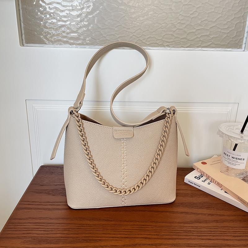 Summer Women's Bag Commuting Underarm Crossbody Tote Bag Fashion Chain Handbag Quality Pu Leather Shoulder Bag Purple Bolsos