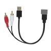 8Pin USB 2 Cinch Stecker Port Kabel Adapter Video Audio Kabel Stecker Ersatz für Nissan Cube 2011‑2012