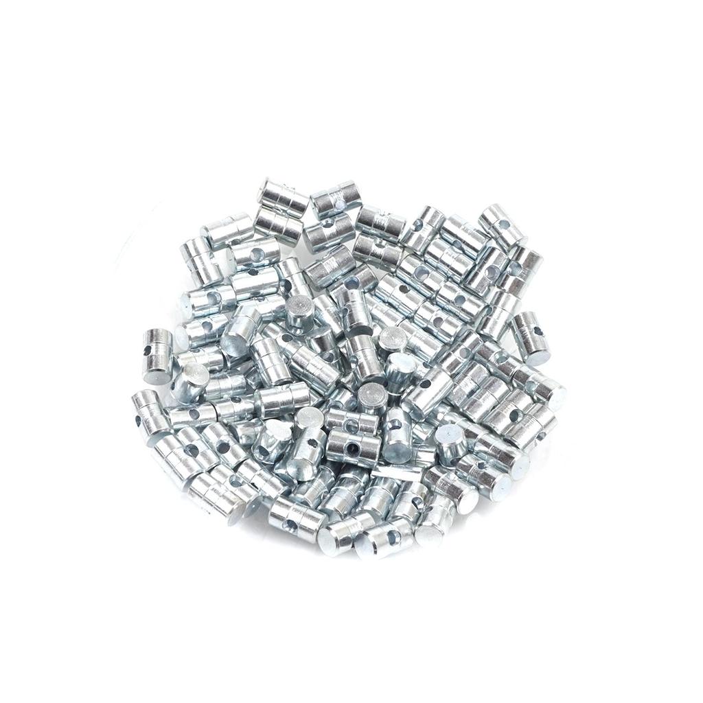 BCR036 100 Pcs Inner Outer Door Handle Trunk Hood Lock Latch Release Cable Wire Rope End Pin Stop Rivet 6x10 Mm Hole Dia: 2.2 Mm