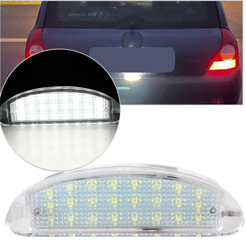 Super Bright 18 LED White Canbus 12V No Error Number Plate Lamp Car License Plate Lights