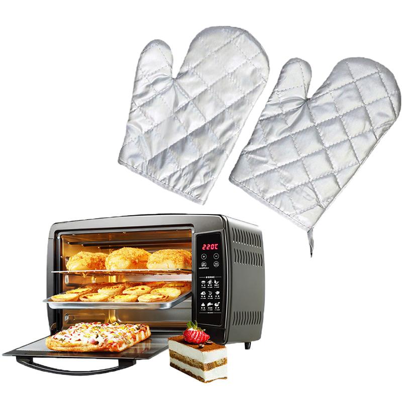 1 Buc Mănuși de Cuptor cu Microunde din Bumbac Îngroșat, Mănuși Rezistente la Căldură și Izolate, pentru Copt la Cuptor, Anti Opărire Mâini