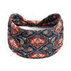 Bohemian Retro Print Yoga Headband: Wide African-Inspired Headscarf for Women