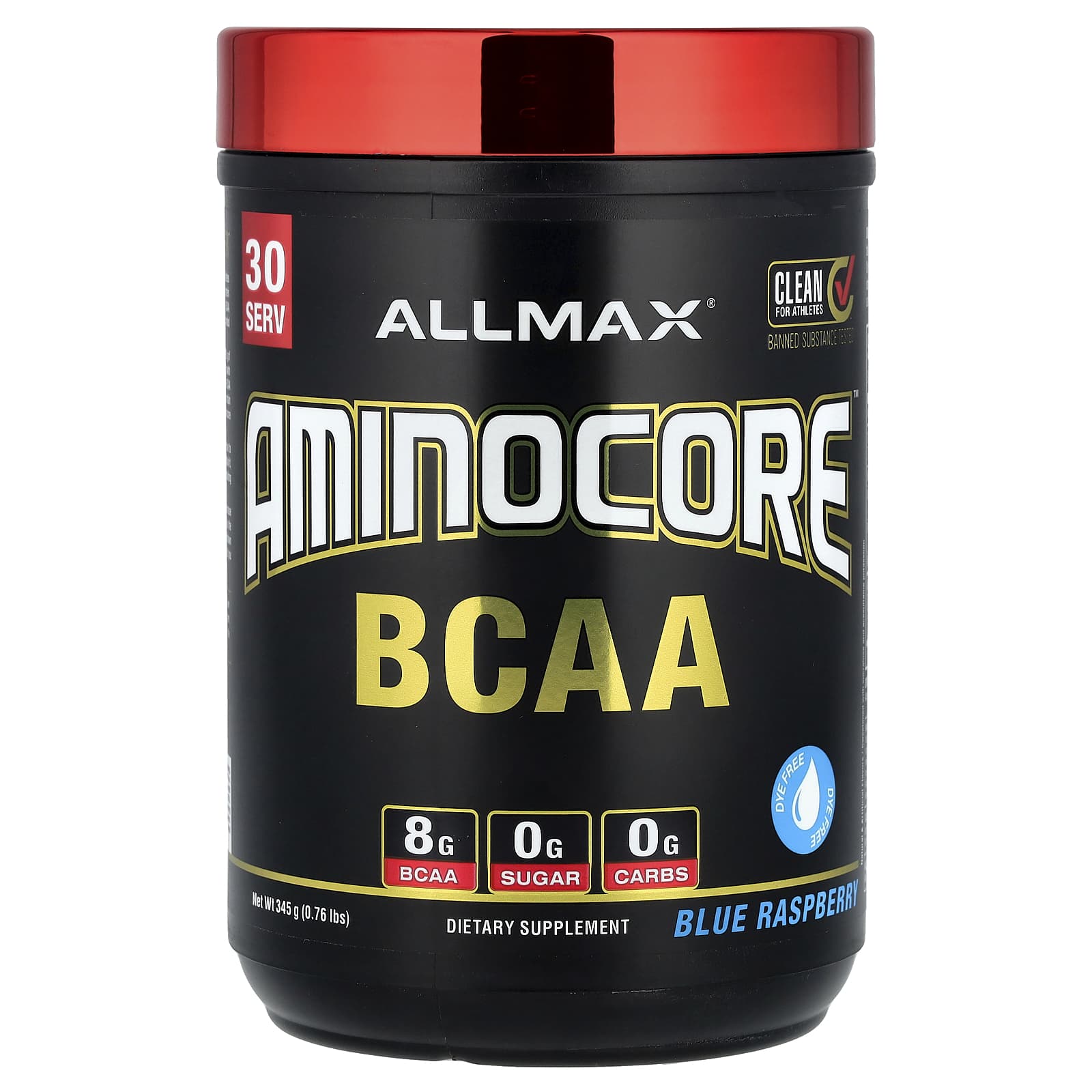 

Aminocore, Bcaa, Bcaa 8G + Sugar 0 + Carbs 0, Blue Raspberry, 0.69Lbs(315G)