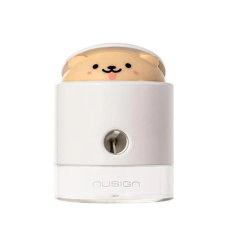 Mini Pencil Sharpener Cute Cartoon Dog Appearance Manual Operation Safe Stationery for Kids School Office Daily Use