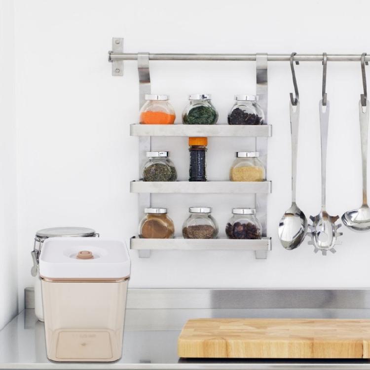 Kitchen Container with Silicone Sealed Lid Refrigerator Food Vacuum Storage Box Airtight Fridge Organiser for Fruit