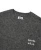 WACKY WILLY Hairy Pullover Knit Grey
