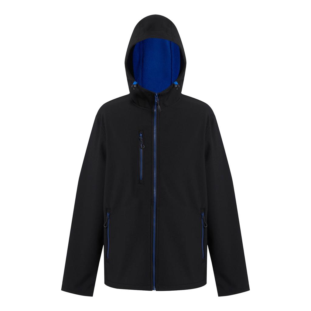 Regatta Mens Navigate Double Layered Hooded Soft Shell Jacket