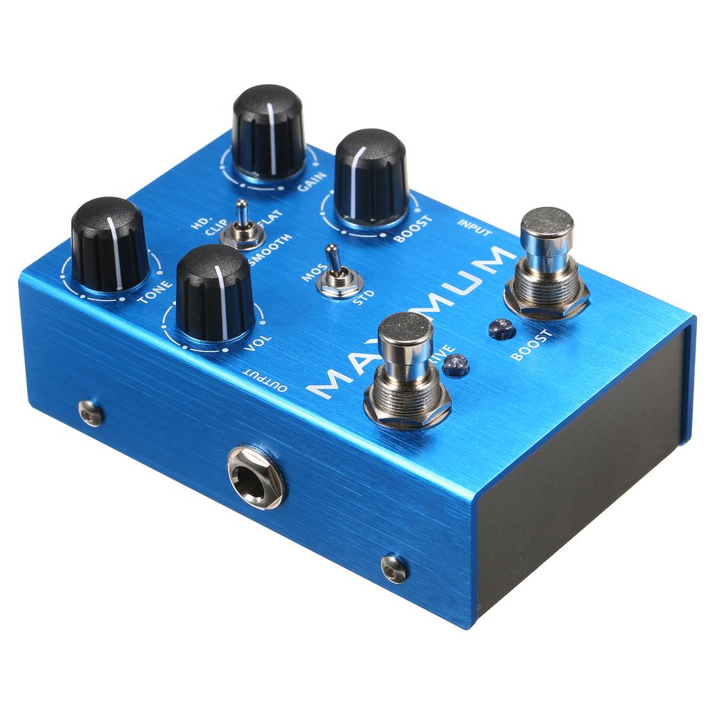 IRIN Overdrive Guitar Effect Pedal 2 Toggle Mode Switch Tone Gain Volume Boost Controls for Electric Guitar   MAXIMUM