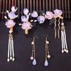 Tassel Hanfu Hair Stick Pearl Flower Hair Comb Chinese Style Hairpin Set  Hairstyle Design Tool