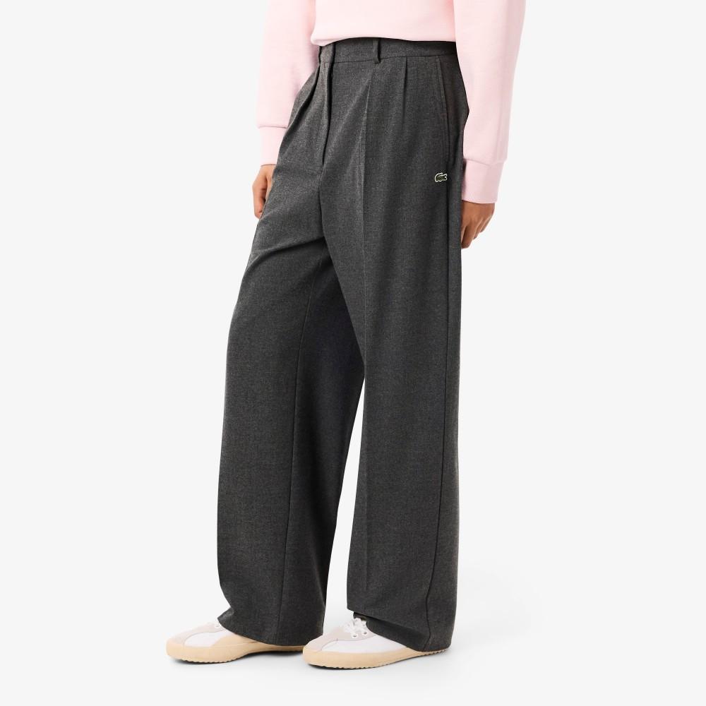 [lacoste] Women's Flannel Wide Pants HF8424-55N050