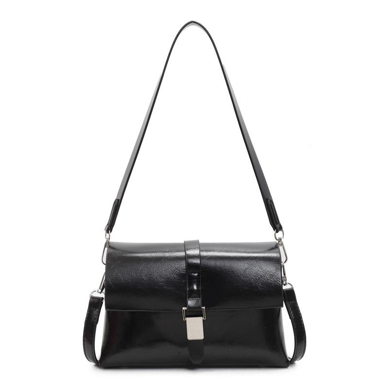 New Spring and Summer Fashion Commuter Bag Women's Large-capacity Casual Solid Color Shoulder Messenger Bag Small Square Bag