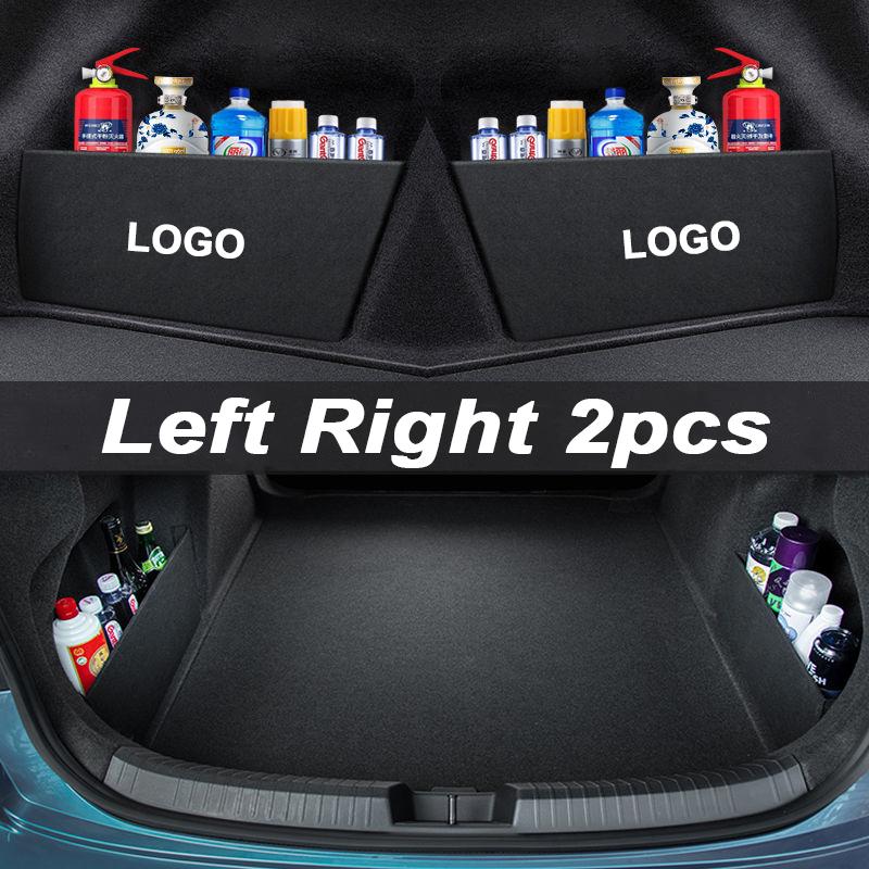 For Mazda CX5 KF 2017~2025 2PCS Car Thicken Trunk Side Partition Auto Parts Trunk Storage Partition Multifunction Storage Box Left Right 2pcs