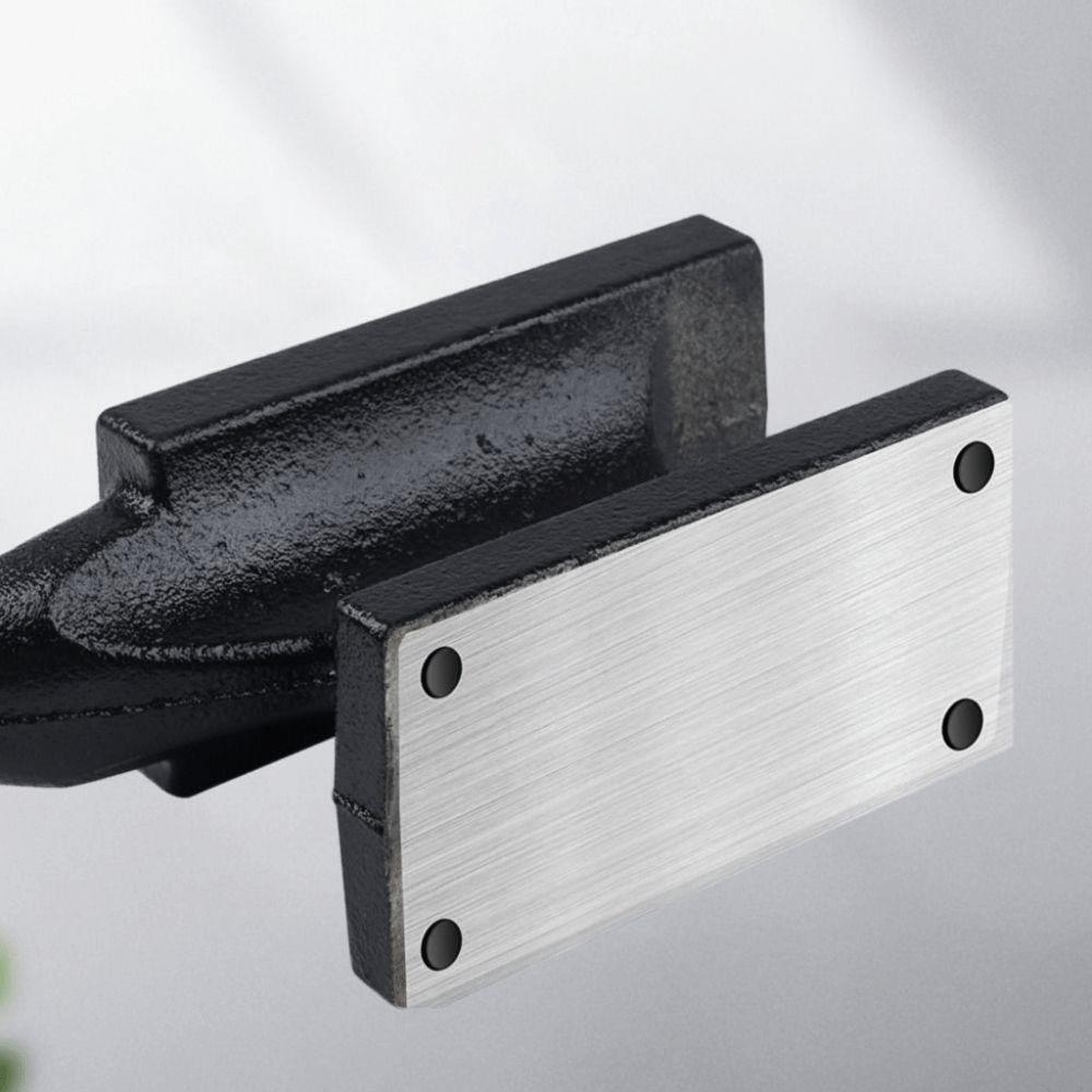 Polierter Gusseisen Schmiedeschmiede Amboss Tragbare Eisenplatte Große Bandbreite Metalle DIY Unterlage Metall Glätten