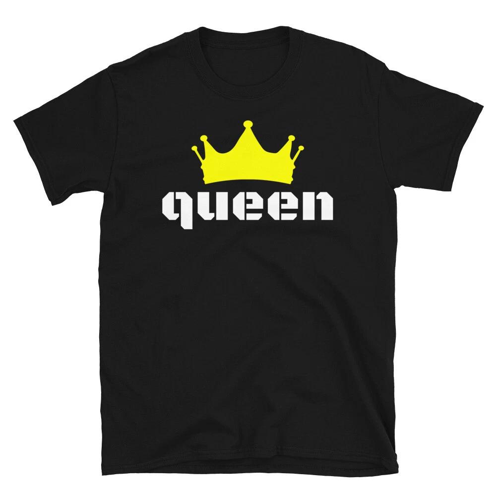 Queen Yellow Crown Simple Classic T-Shirt XL