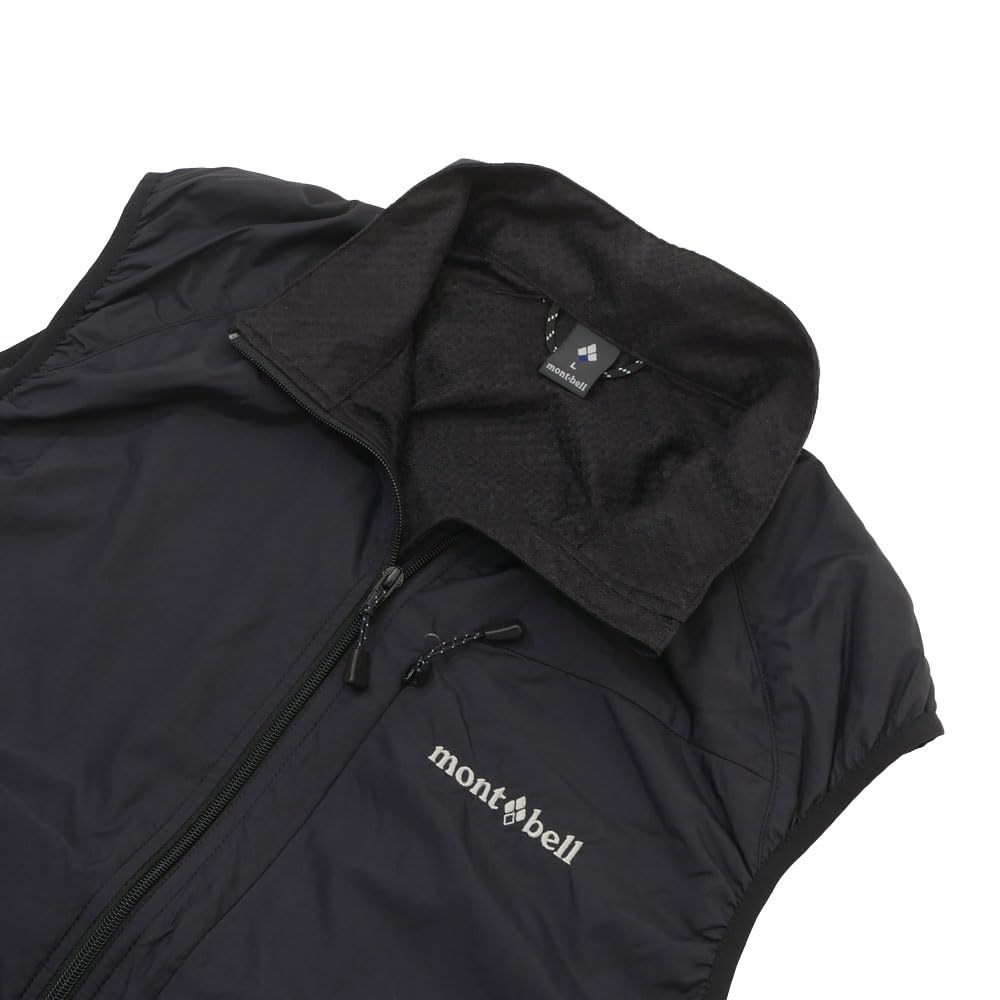 Montbell Light Shell Vest BK Men's #1106559 (M Black) [mont-bell]