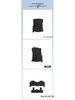 Black Nylon Car Mats for 10-19 Toyota Prado - Dirt-Resistant Interior Accessory