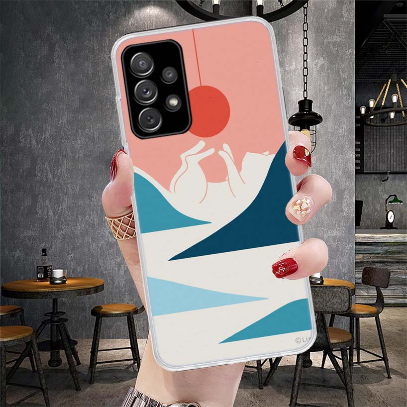 Art Cat Mount Fuji Japan Soft Phone Case For Samsung Galaxy S22 S23 S24 S25 Edge S26 Ultra S20 FE S21 Plus + Fundas Coque Galaxy