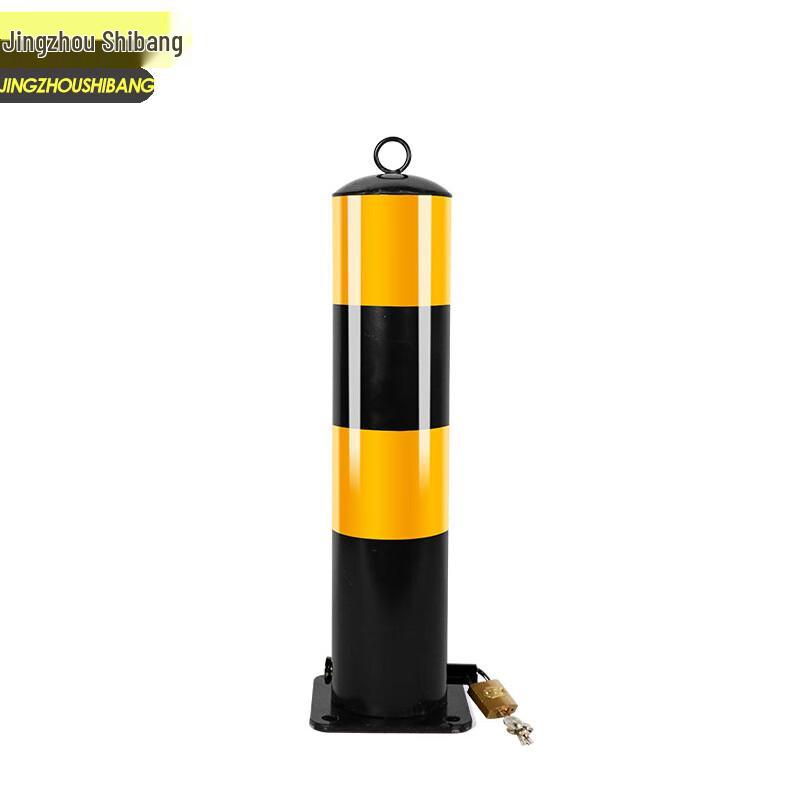 Detachable Steel Pipe Parking Barrier Post with Lock