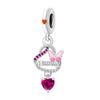 Warm 925 Silver I Love My Family The Best Parents Fit DIY Bracelet Necklace Family Gathering Souvenirs Holiday Gifts