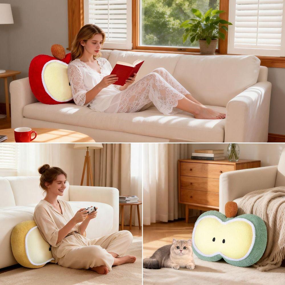 Soft Fruit Doll Pillow Stuffed Throw Pillow Simple Office Seat Cushion For Living Room Sofa Bed