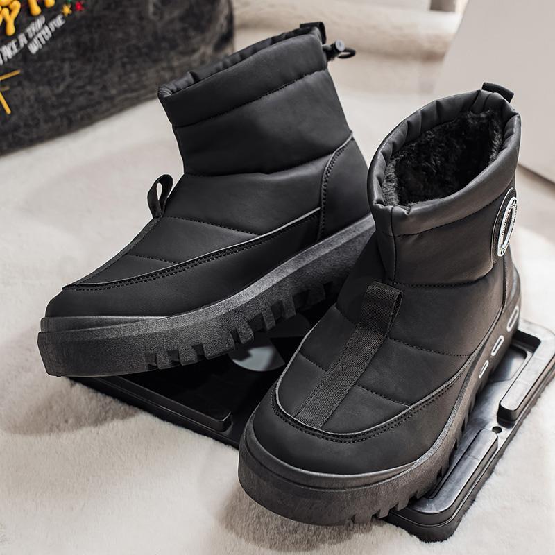 Winter Snow Boots for Men Add Velvet Men's Sneakers Ankle Boots Soft and Comfortable Sports and Leisure Wear-resistant Non-Slip