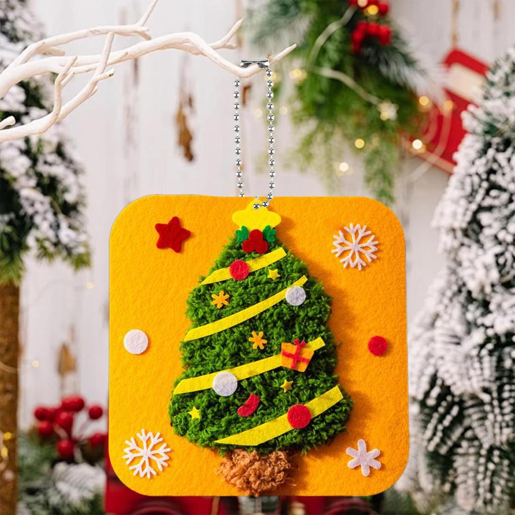 Sewing Kit for Kids DIY Christmas Theme Crafts Projects DIY Embroidery Sewing Kit for Birthday Girls Boys Kids Beginners Ages