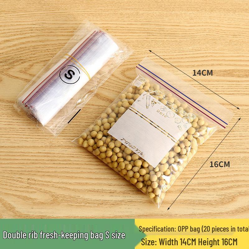 Sealed Fresh-Keeping Self-Sealing Thickened Storage & Freezer Bags for Household Use