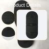 2 Stück Schuhsohlen-Reparatur Einfach zu installieren Geschenk Vielseitig Anti-Rutsch Verwendung Schwarz