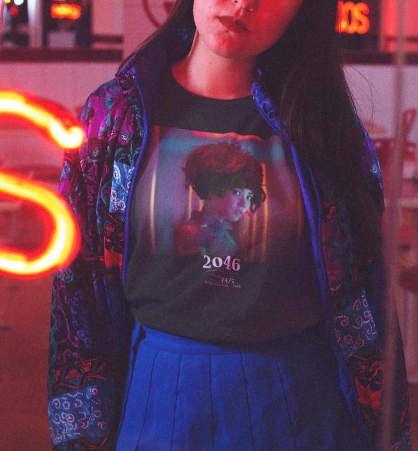 2046 Graphic Tee | Wong Kar Wai Film Shirt | Hong Kong New Wave Streetwear | Sci Fi Cult Movie Gift M